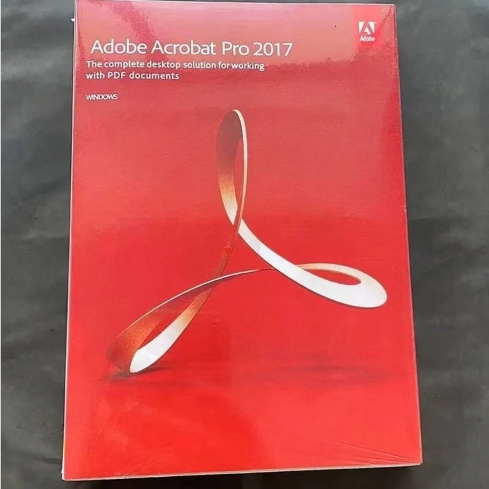 Adobe Acrobat Pro 2017 Boxed | Perpetual License | DVD for Windows